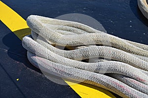 Coiled Rope on Ferry