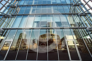 Coima Office Building reflection, Milan, Italy