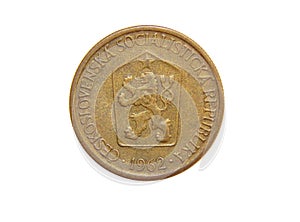 Coin 1 crown 1962 Czechoslovakia