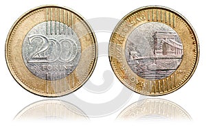 Coin 200 Hungarian Forints. 2011