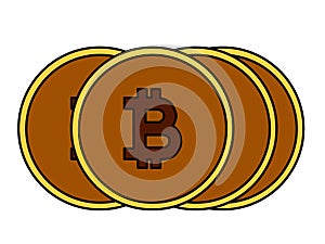 coin coin icon illustration, futures investment money