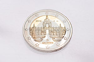 A coin collection of 2 euro commemorative coins