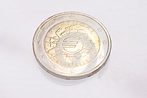 A coin collection of 2 euro commemorative coins