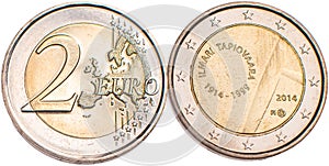 A coin collection of 2 euro commemorative coins