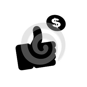 Coin flipping icon. Toss coin vector