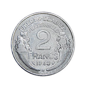 Coin of France 2 Francs