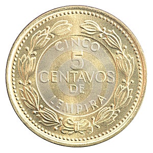 Coin honduras centavo photo