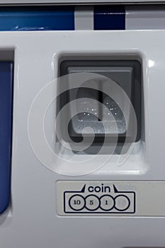 coin input slot