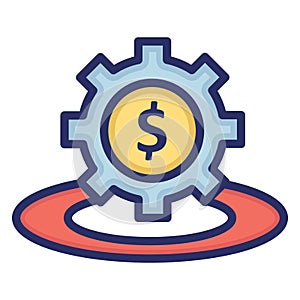 Coin  Isolated Vector icon which can easily modify or edit