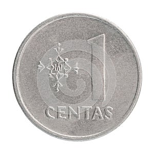 Coin Lithuanian cents