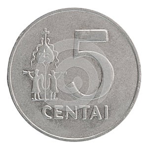 Coin Lithuanian cents