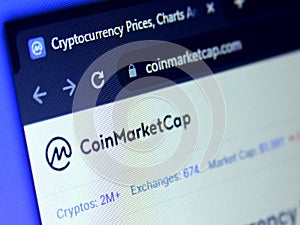Coin MarketCap app website, cmc