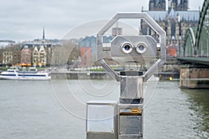 Coin Operated Binocular viewer in Germany