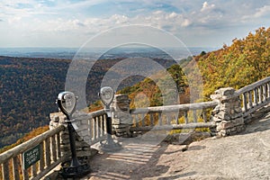 Coin operated binoculars at Coopers Rock