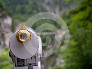 Coin Operated Telescope with High Magnification