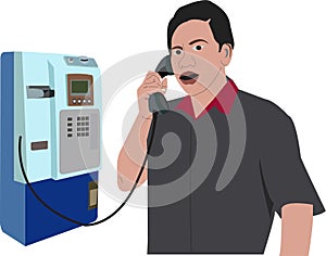 Coin payphone