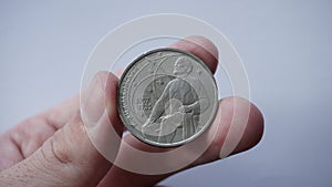 Coin Â«130 years since the birth of K. E. TsiolkovskyÂ»