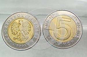 Coins - 5 polish zloty