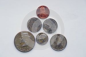 Coins with portraits from the USA