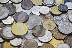 Coins. Coins of different countries
