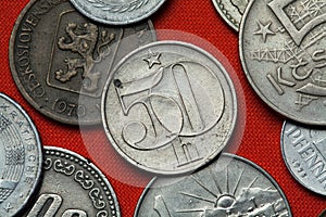 Coins of the Czechoslovak Socialist Republic photo