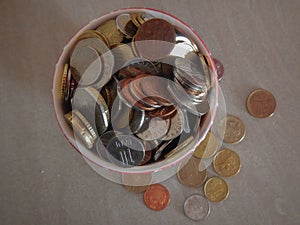Coins in European Currency