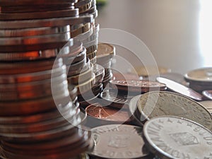 Coins in European Currency