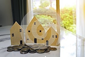 Coins and home as destinations, Loans for real estate or buy a new house in the future.