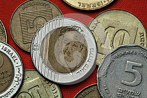 Coins of Israel. Prime Minister Golda Meir