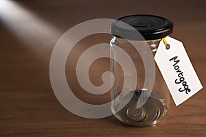 Coins in a jam jar