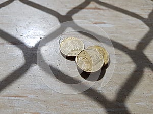 Coins in the lockup