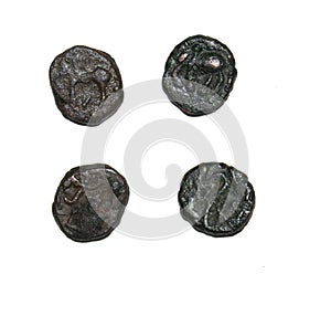 Coins of Naga Dynasty of Padmavati in India