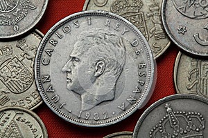 Coins of Spain. King Juan Carlos I