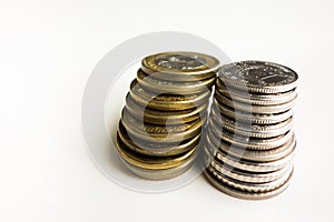 Coins stack
