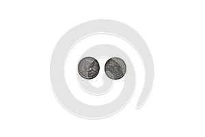 Coins of Thailand 0.10 baht, B.E.2493 A.D.1950 Bhumibol Adulyadej, Rama IX, Government of Thailand 1950