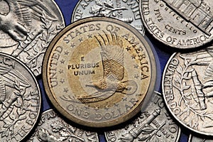 Coins of USA. Sacagawea Dollar photo