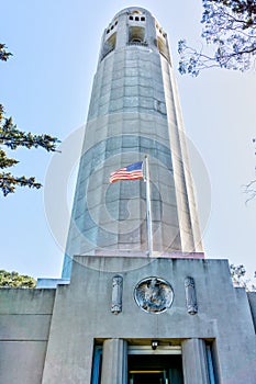 Coit Tower in San Francisco California