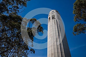 Coit Tower in San Francisco, California, USA