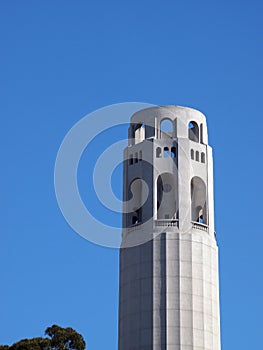 Coit Tower and sky