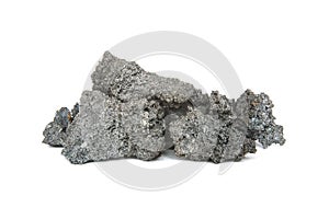 Coke lumps on a white background