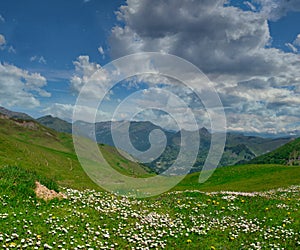 Col Aubisque in the French Pyrenees