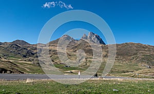Col du Portalet. Located in Huesca. Border between Spain and France photo