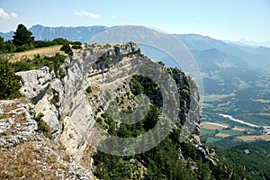 Col du Royet Edge of Cliff photo