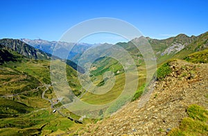 Col du Tourmalet in Pyrenees mountains. France