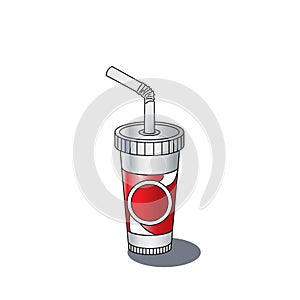 Cola cup vector