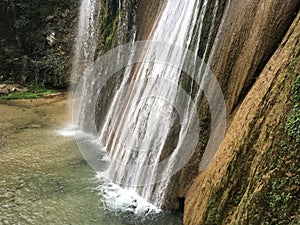 Cola de Caballo waterfall, Mexico photo