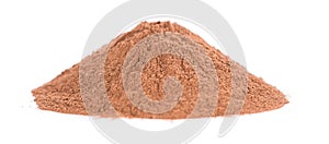 Cola Nut Powder isolated on white