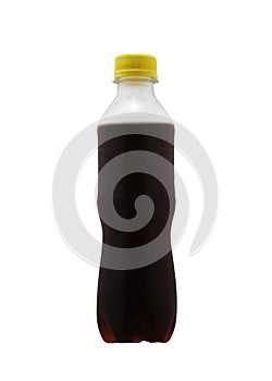 Cola Soft drink bottle isolated on white background