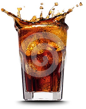 Cola splash photo