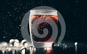 Cola water, soda water, soda drink background image